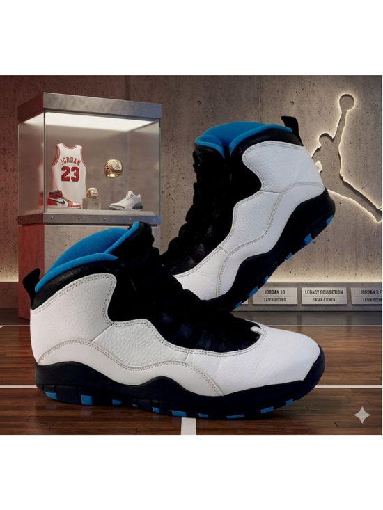 powder blue latest jordan 10s Air Jordan 10 Retro Powder Blue 310806-106 mens size
